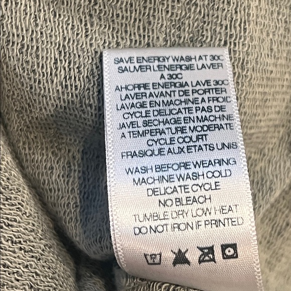 Sundry Off the Shoulder Sweatshirt Long Sleeved Camo Size 1 (US size Small) - Picture 10 of 12